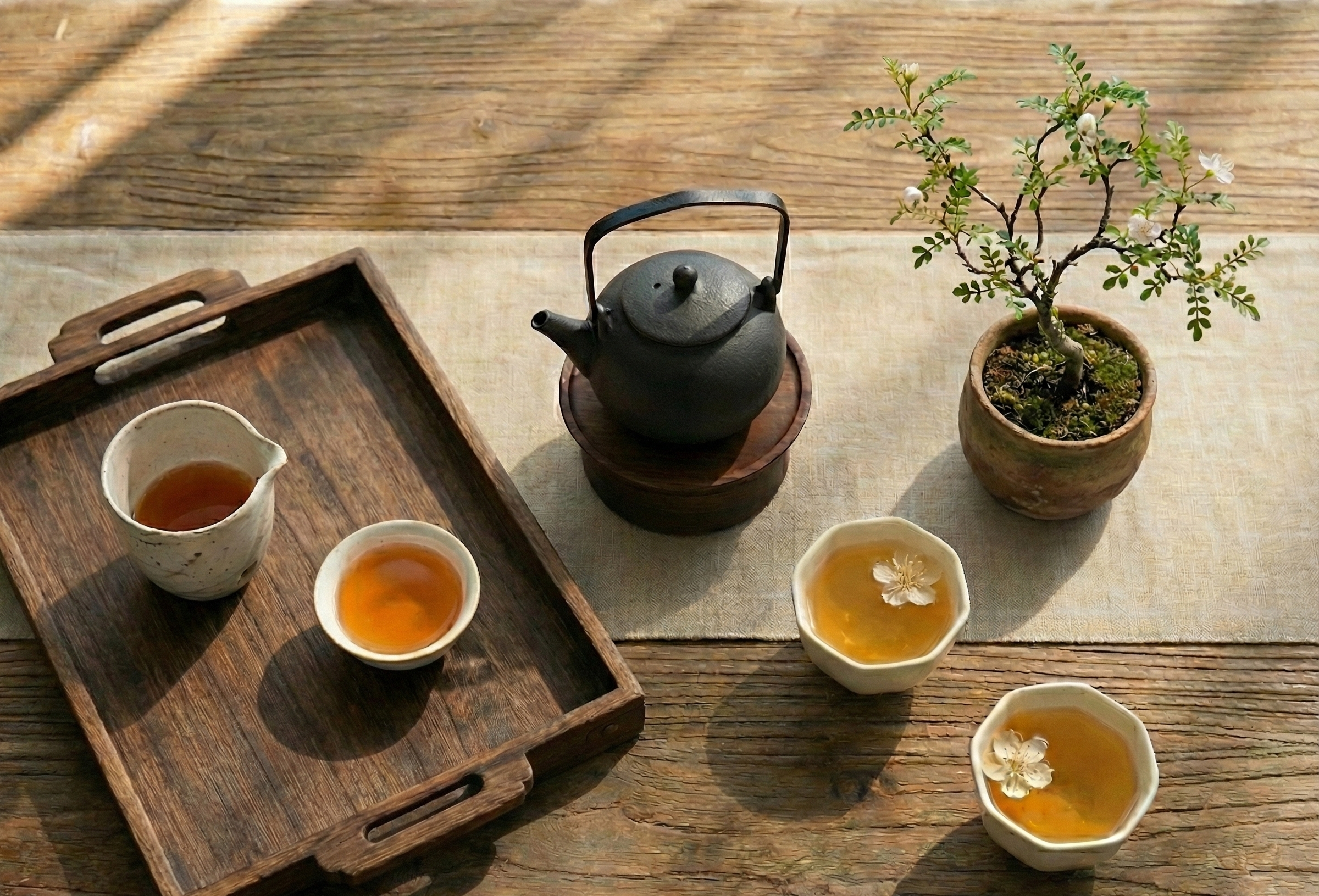 Pouring tea experience